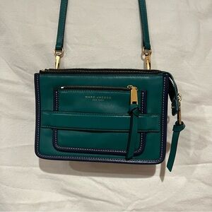 Marc Jacobs Green and Blue Crossbody Bag